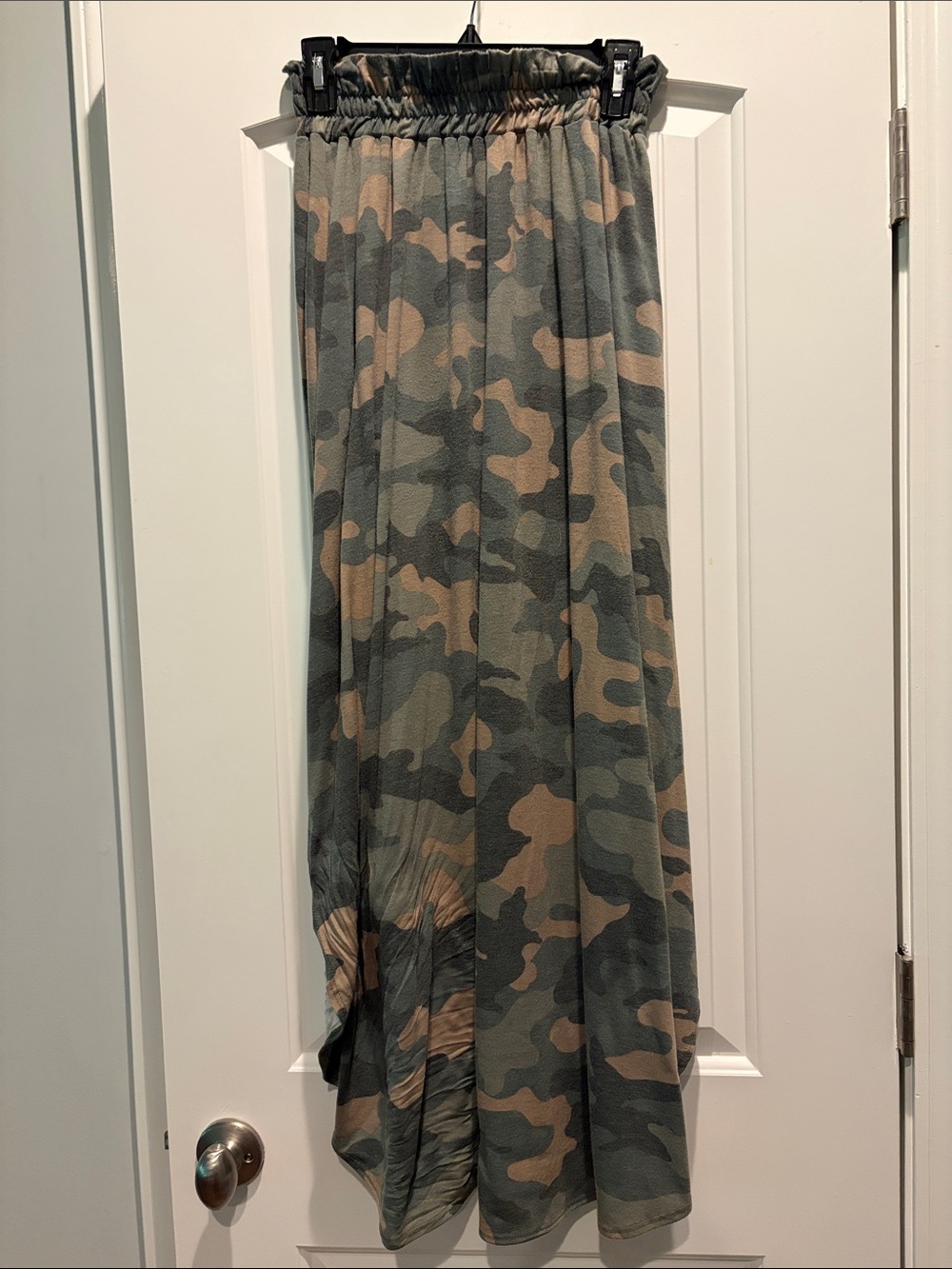 Boutique Camo Maxi Skirt